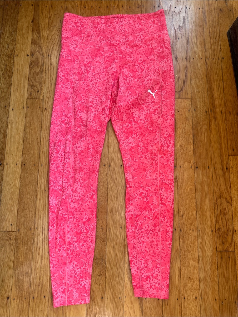 Puma Pink Floral Print Leggings
